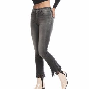 PRPS Biscayne Short Capri Pricked Frayed Jeans